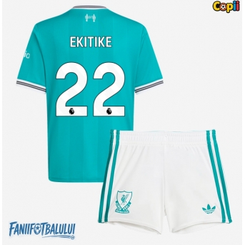 Liverpool Hugo Ekitike #22 Echipament de Fotbal Replică 2025-26 Copii Treilea (+ Șorturi)